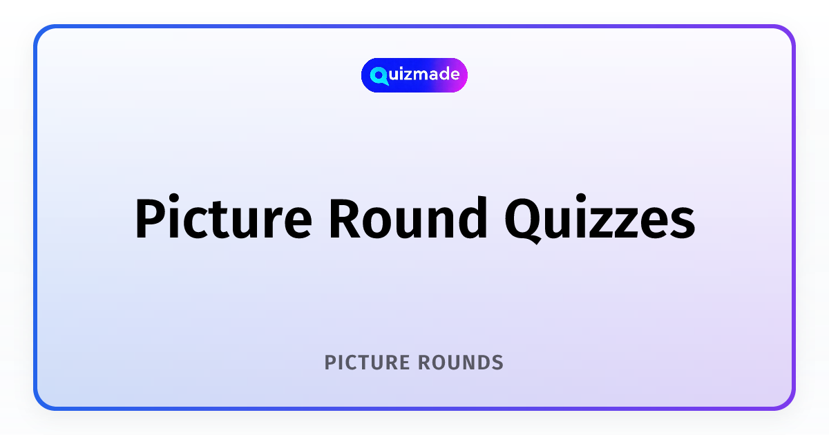 Picture Rounds for Pub Quizzes - Buy Quiz Picture Rounds | Quizmade ...